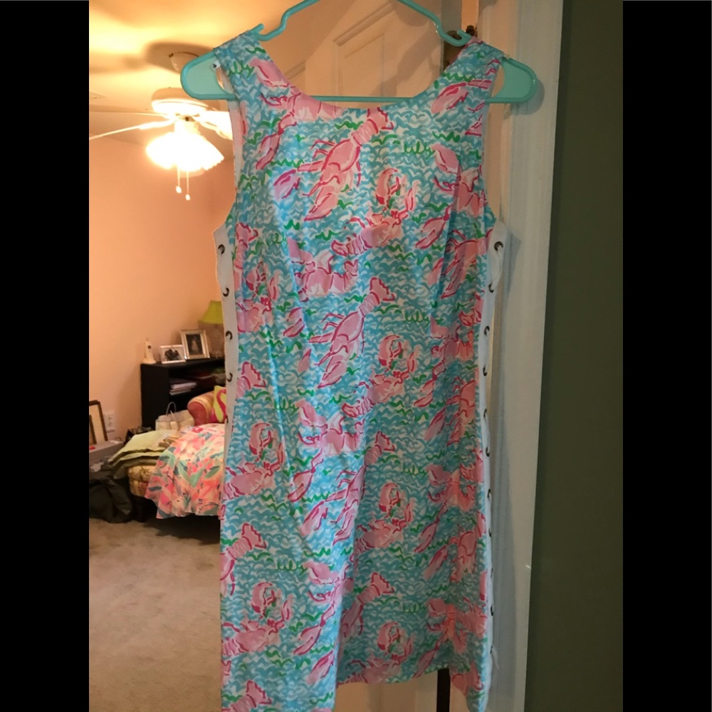 Lilly Pulitzer, sz 2, Lobstah Roll Delia shift EUC